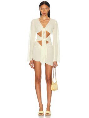 Bananhot Maci Mini Dress in Daisy Yellow